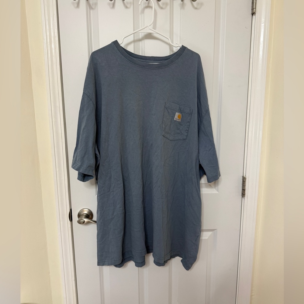 Men’s 4XL Carhartt Gray Shirt with Pocket